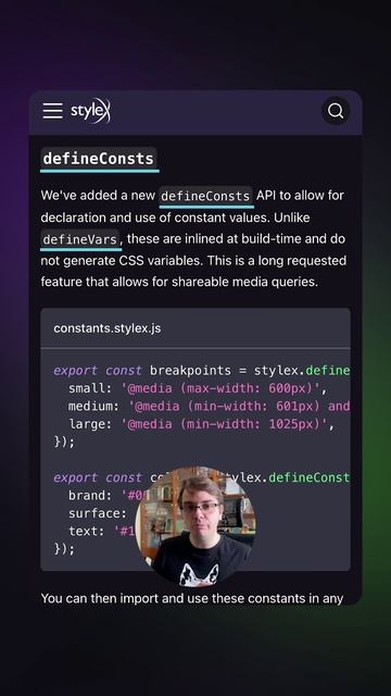 Новости разработки | Библиотека StyleX v0.13 | #css #javascript