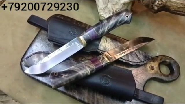 Обзор ножей от клиента с клинками от Горшкова Андрея из стали Х12мф