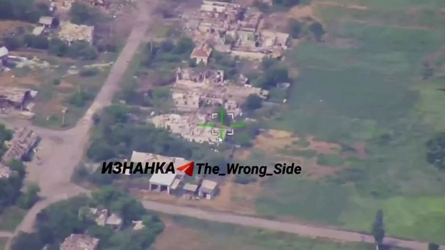 Применение дронов-камикадзе «Герань-2» по местам дислокации подразделений ОШБр «Лють» НПУ в Степ...
