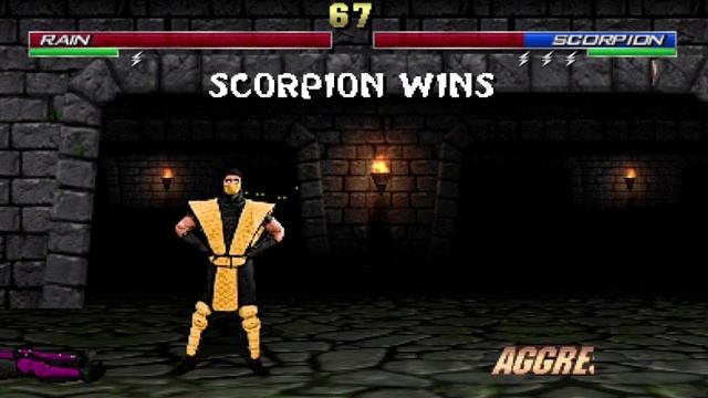 Rain VS Scorpion ( MUGEN BATTLE MK )