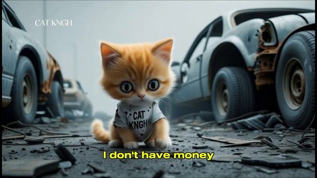 His Home Burned Down. His Parents Are Gone. What Can a Little Kitten Do Now #cat