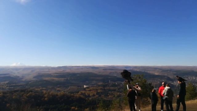 Эльбрус. Вид с горы Малое седло.
