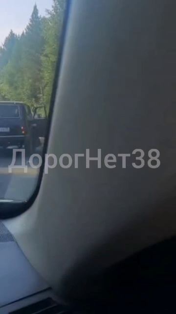 По пути в жд #дтп,  машина в кювете, ДПС пока нет Усть-Илимск