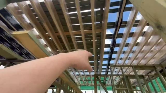 Перекрытие из деревянных двутавровых балок в каркасном доме, ч.1