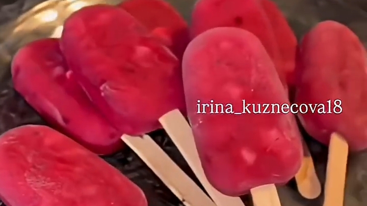 Щербет из ягод...🍓🍒😋    Рецепт в описании ✍️