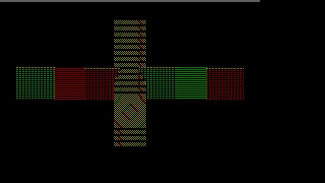 ZX4Sprite library second demo - ZX Spectrum - Gigascreen - ZEsarUX emulator