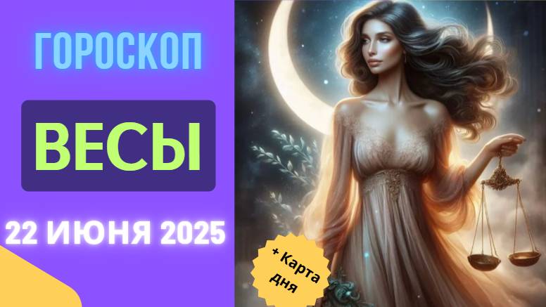 ♎️ ГОРСКОП НА СЕГОДНЯ 22 ИЮНЯ — ГАРМОНИЯ И ВНУТРЕННИЙ СПОКОЙ ДЛЯ ВЕСОВ
