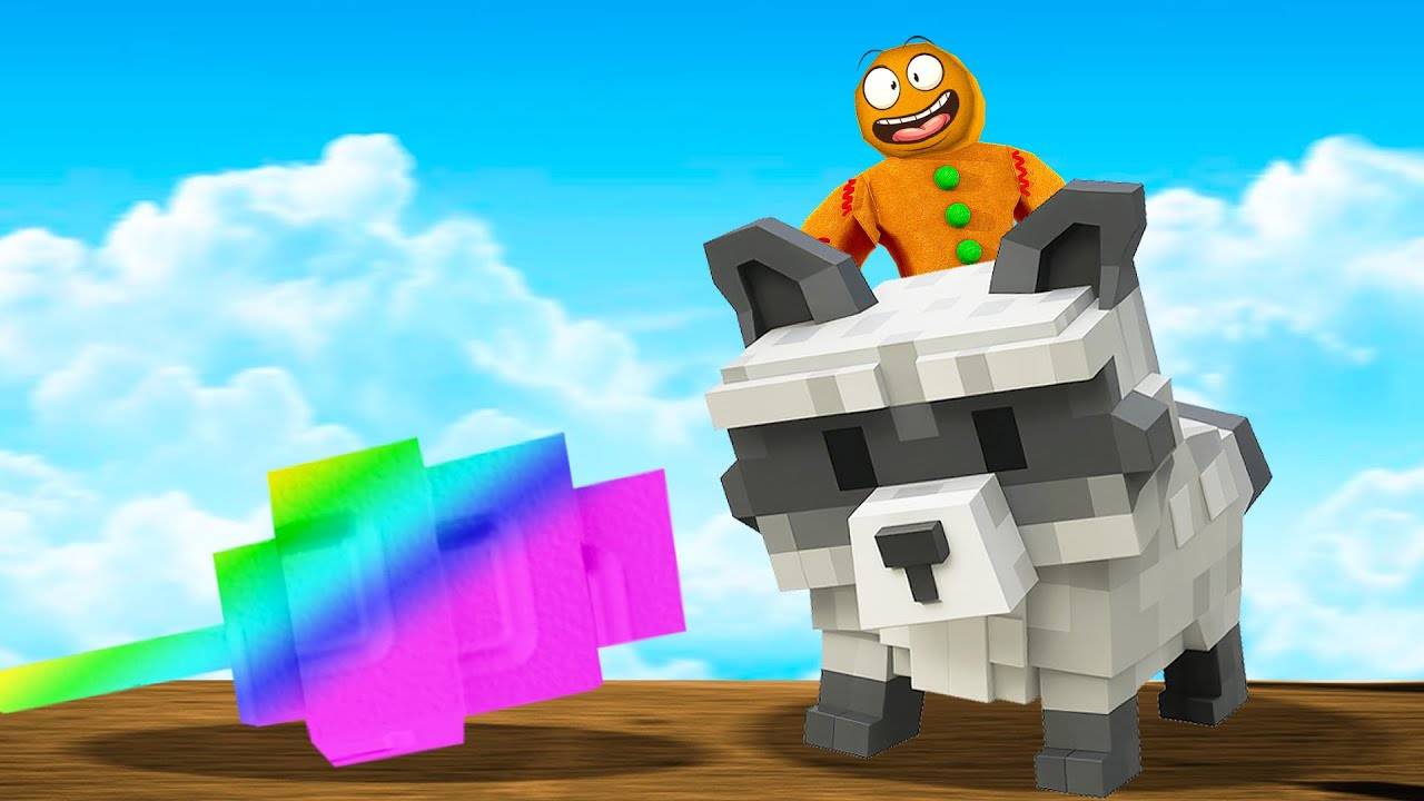 Я ПРИТВОРИЛСЯ ГИГАНТСКИМ ЕНОТОМ ЧТО БЫ ВОРОВАТЬ ФРУКТЫ ВЫРАСТИ САД  Grow a Garden в Роблокс