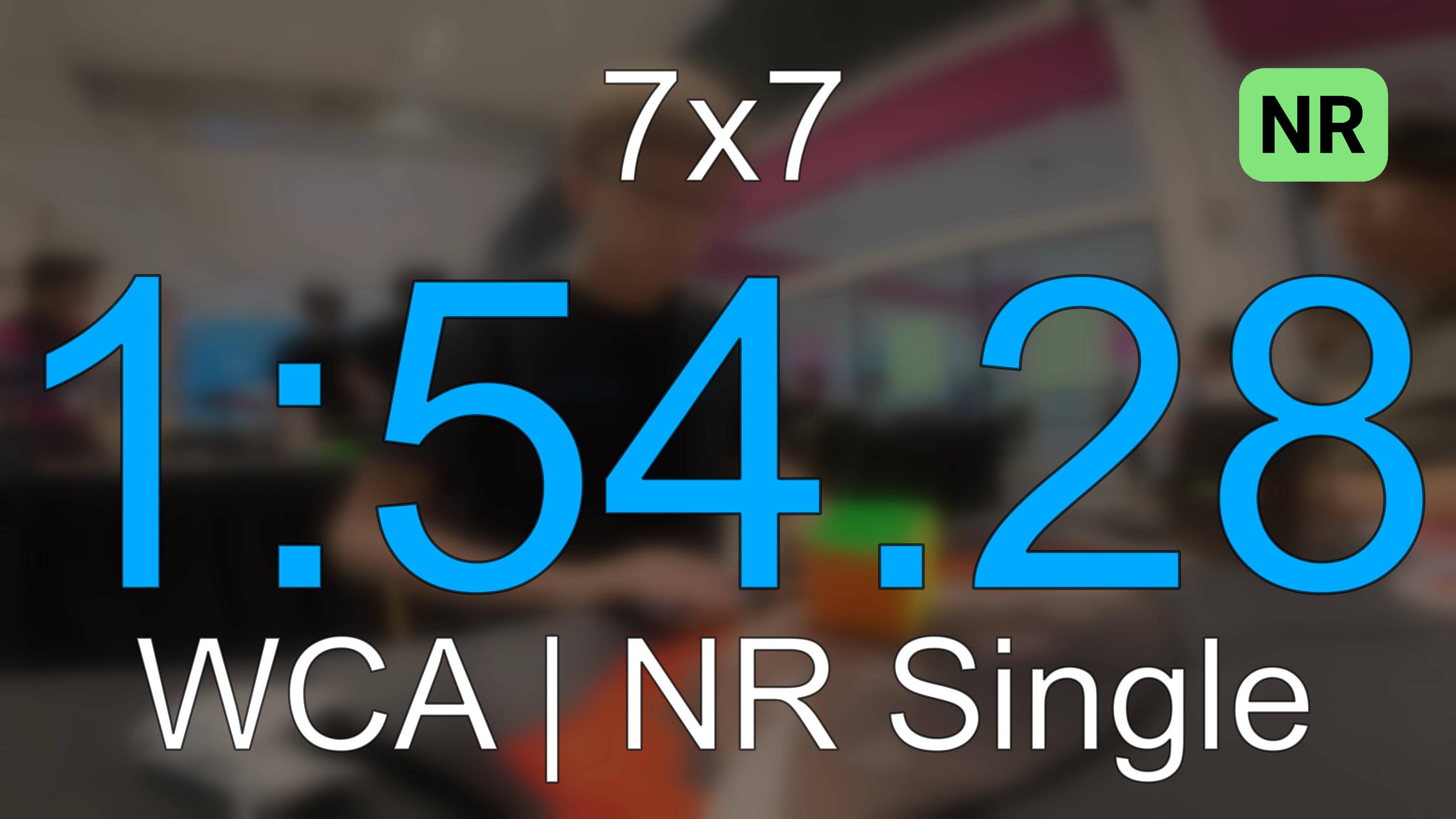 NR [1:54.28] 7x7 Single // gateway KLIA2 Cube Open 2025