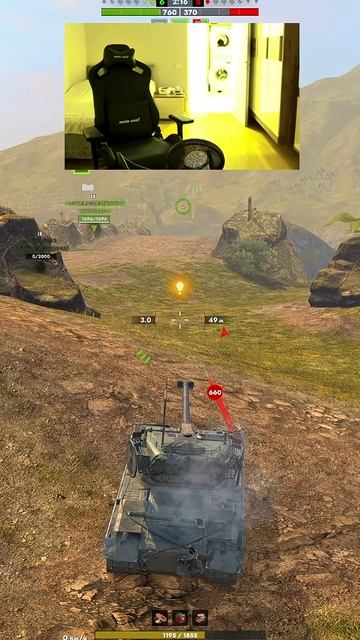 Пришел курьер во время потной катки Tanks Blitz