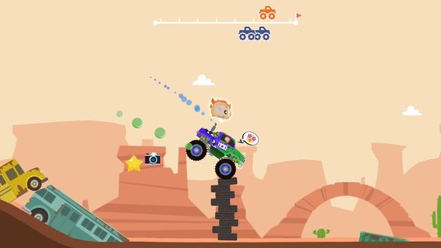 Monster Truck Racing Game. Монстр трак