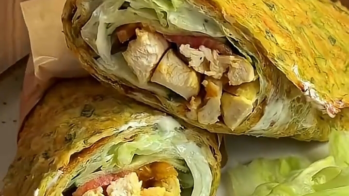 Кабачковая ШАУРМА...🌯😋    Рецепт в описании ✍️