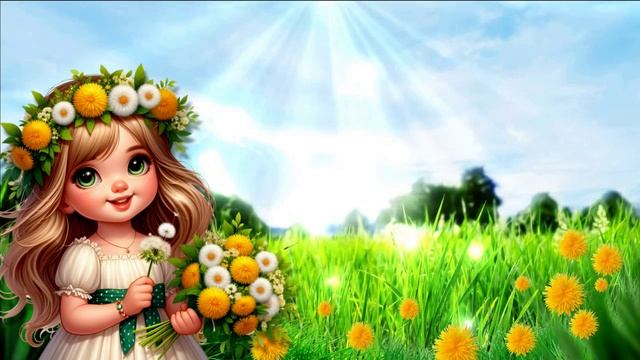 Футаж день одуванчика
