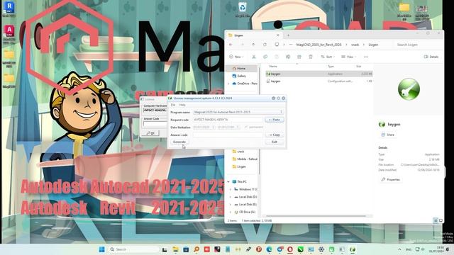 MAGICAD 2025 FOR Autodesk  Rrevit  2025 ,full install step by  step all inside