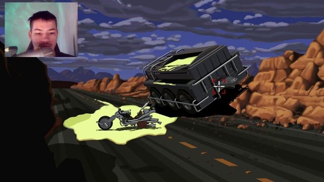 Full Throttle Remastered №5 Сбросил прицеп на дорогу