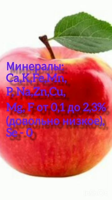 Яблоко. Витамины , минералы