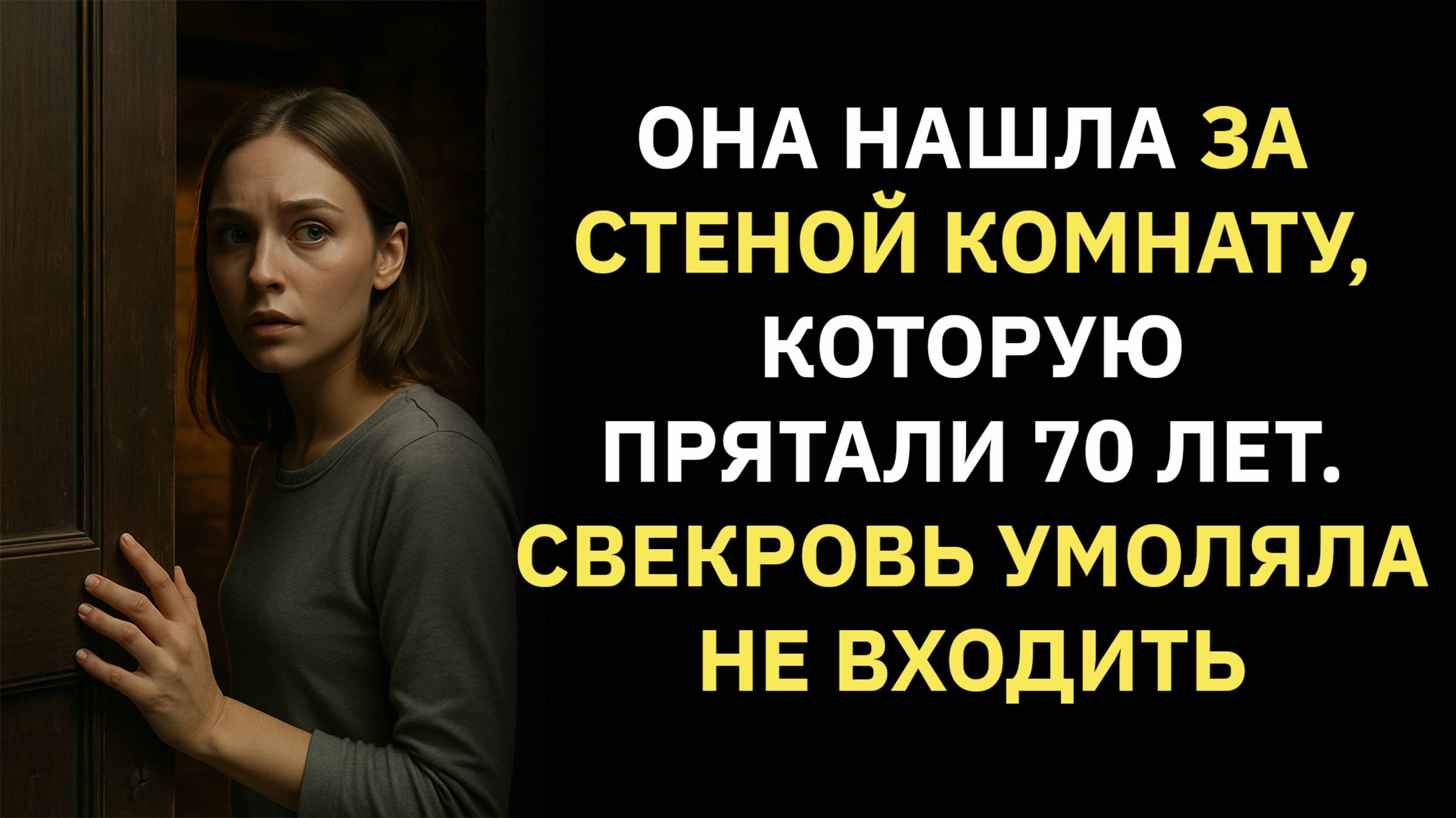 Жизненные истории. Она нашла за стеной комнату. Свекровь умоляла не входить... Слушать аудиорассказ