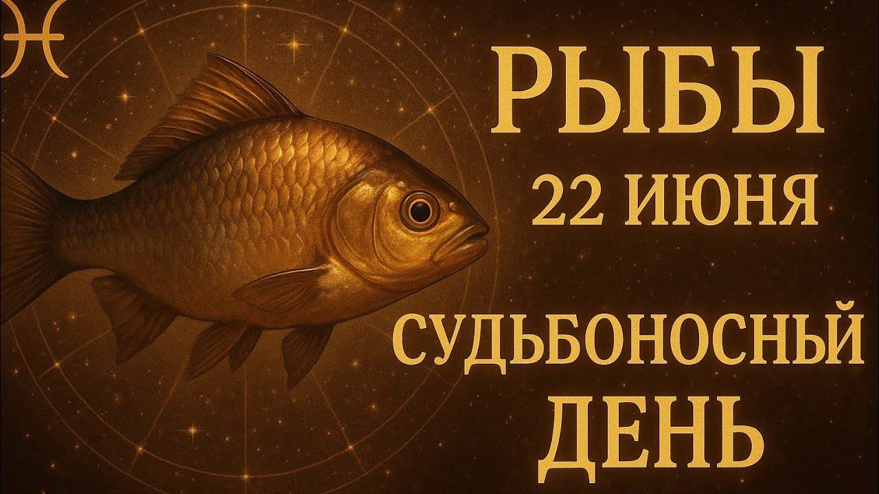 Рыбы. 22 июня — Этот день изменит всё. Судьбоносные решения и важные знаки от Вселенной