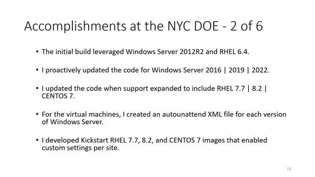 James Garrigan - PowerShell Automation | IT Infrastructure - Presentation - 20 seconds per slide
