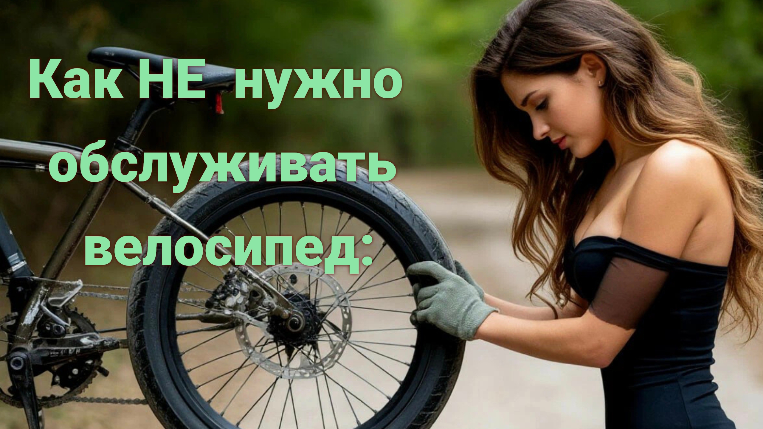 Как НЕ нужно обслуживать велосипед: