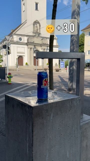 Как в жару люди охлаждают напитки😀