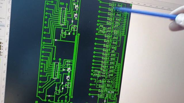 Люминесцентный вакуумный индикатор для усилителя на германиевых транзисторах