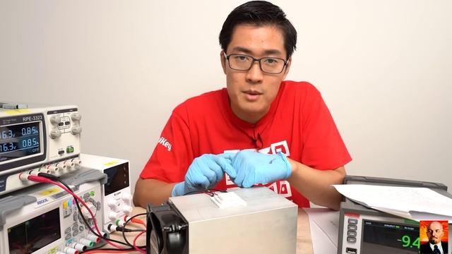 Укладка 5 модулей Пельтье в штабель и достижение температуры -90℃