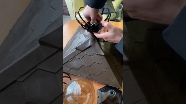 Монтаж фонаря - светильника на колпаки