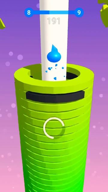 The best game Stack Ball Level 9 #shorts