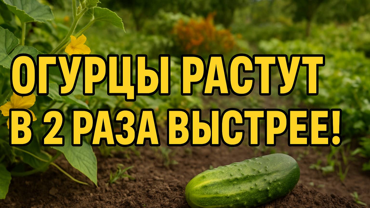 Огурцы РАСТУТ В 2 РАЗА БЫСТРЕЕ — просто полейте 3 раза этой подкормкой!