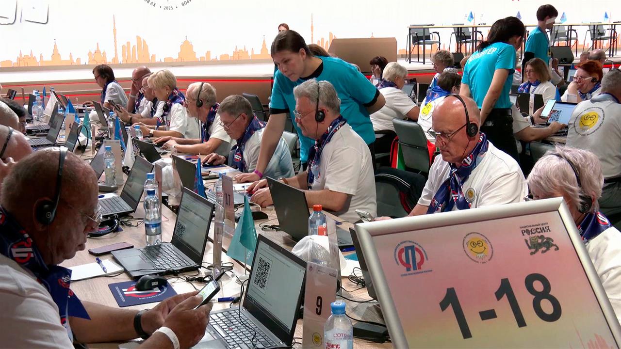 В Национальном центре "Россия" стартовал финал Национального чемпионата по компьютерному многобор...