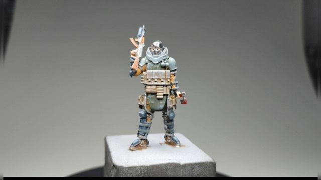 Сталкер Киборг против инфицированных 1/35 3D печать