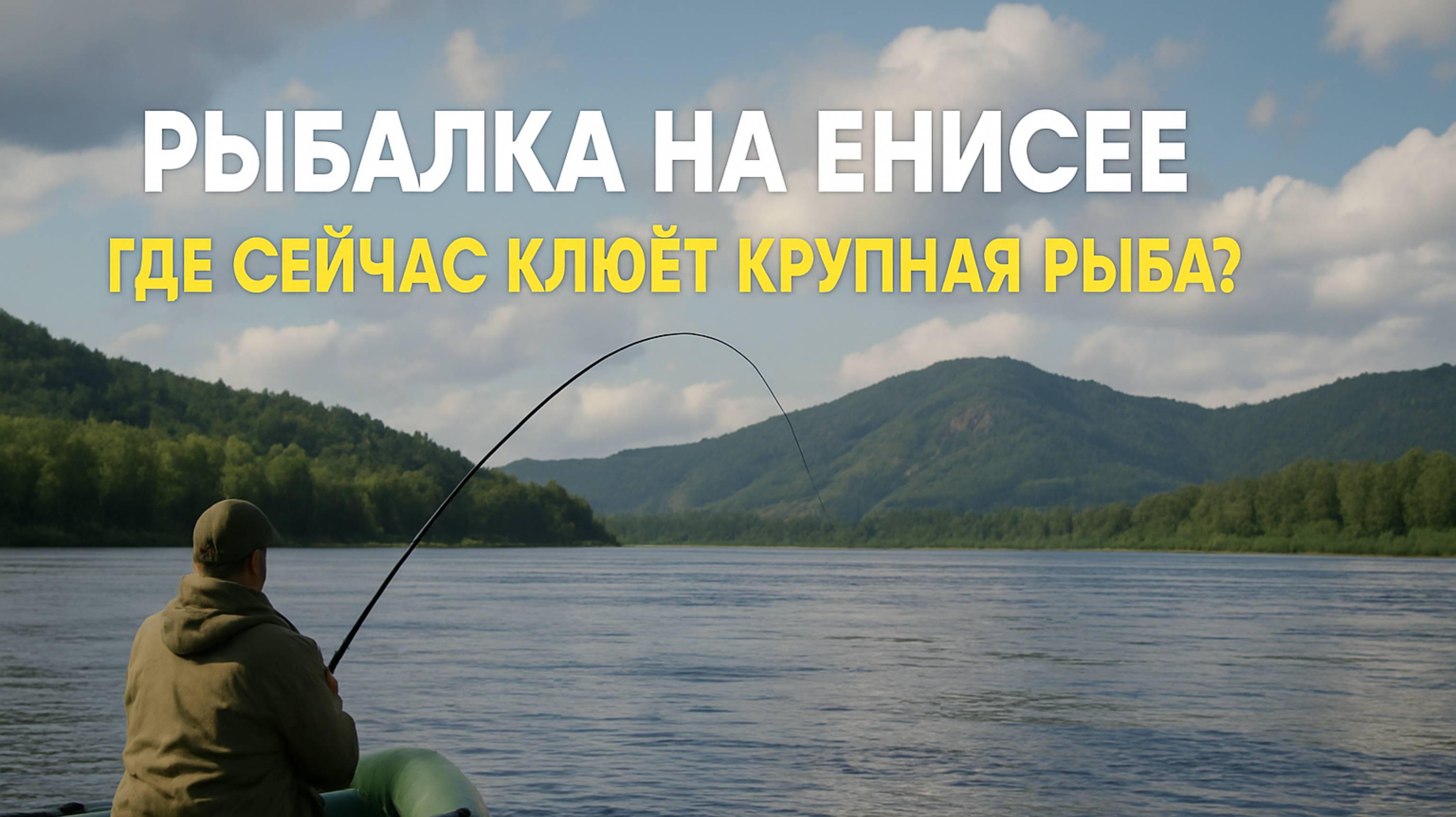 РЫБАЛКА НА ЕНИСЕЕ — ГДЕ СЕЙЧАС КЛЮЁТ КРУПНАЯ РЫБА?