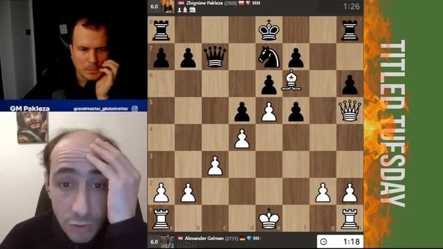 Он ПОПЁР вперед! // IM Шура Гельман vs GM Zbigniew Pakleza #chess #шахматы #happychess