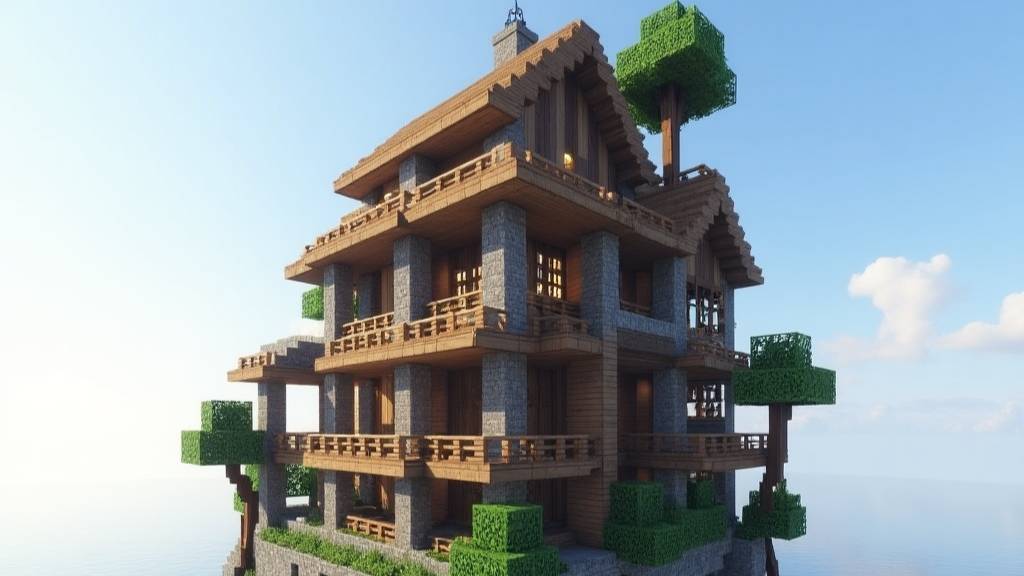 🌊 Вид с воды — любуемся домом с берега! 🏠✨