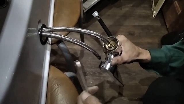 Демонтаж и Монтаж Евросмесителя на раковине