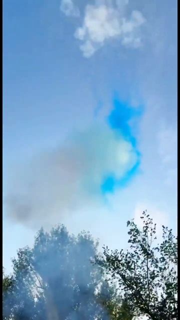 Gender party Uralsk #fireworks #genderreveal