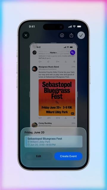 Screenshot become events. Just like that.