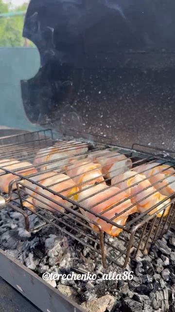 Картофель с соусом и беконом
