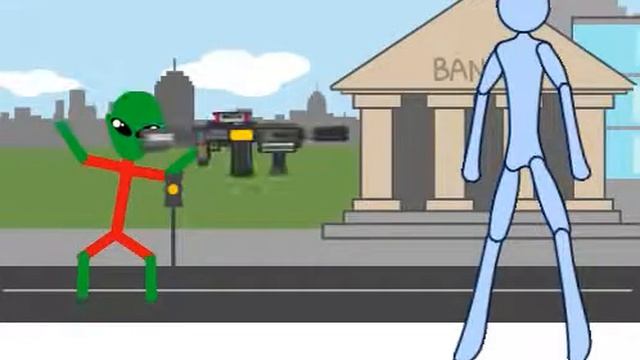 Мультфильм нападение инопланетян