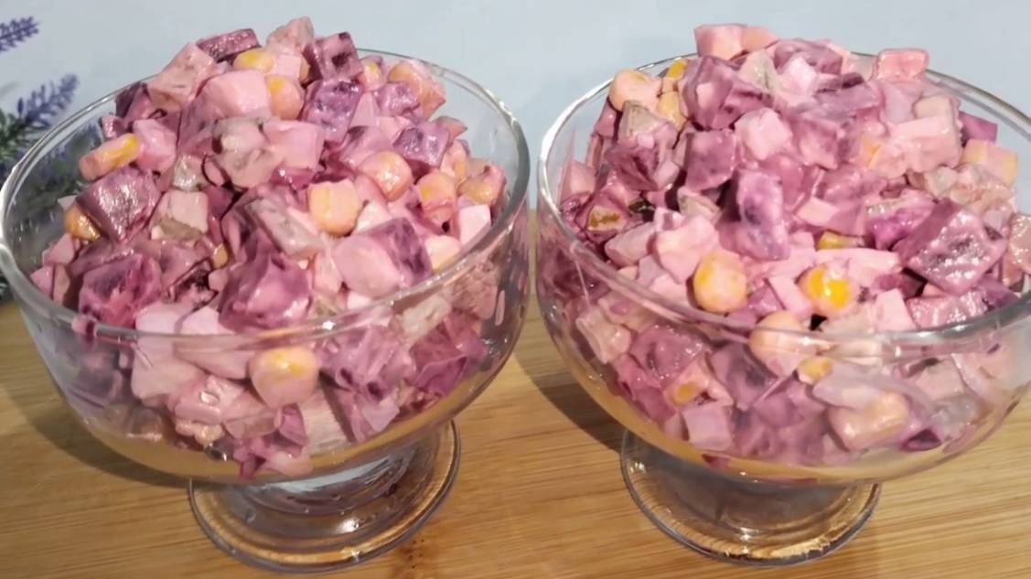 Легкий и Вкусный Салат за 10 Минут. Простой Рецепт для Быстрого Приготовления!