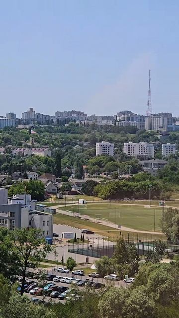 Белгород, вид с колеса обозрения в парке Калейдоскоп