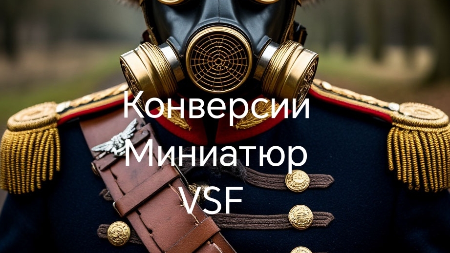 Викторианская научная фантастика конверсии Миниатюр