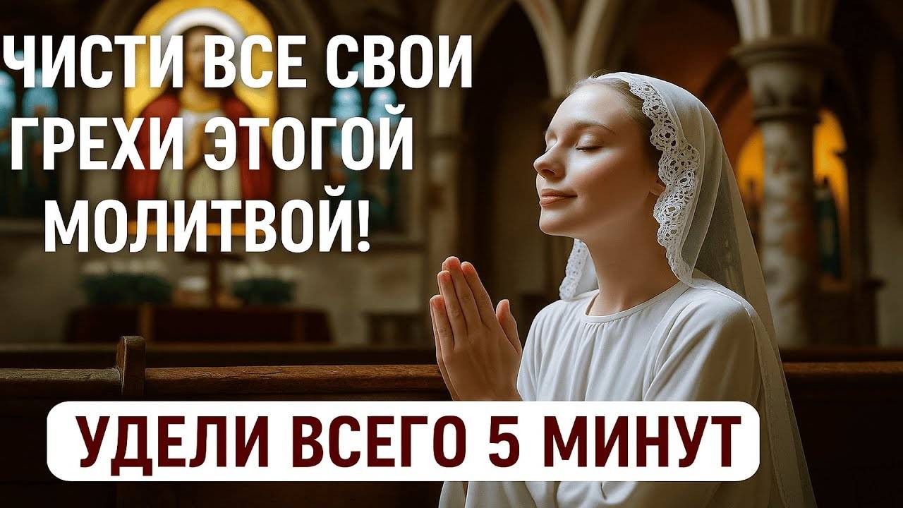 Почисти Все Свои Грехи Этой Молитвой! Тебе Потребуется Всего 5 Минут!