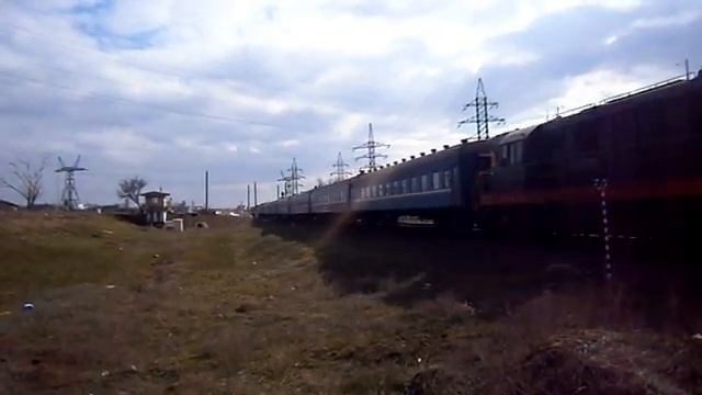 ЧМЭ3 отгоняет состав №62 На Миколаів - Вонтажний