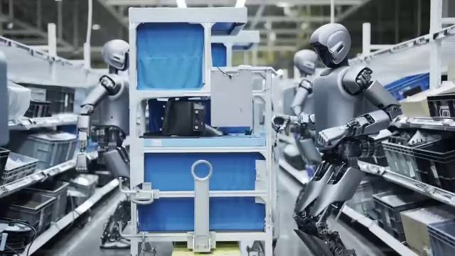 «Китайский прорыв: завод Zeekr заполонили роботы-гуманоиды Walker S!»