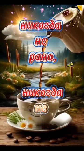 🔴 Солнечного утра и яркого настроения☀️🥰🌿🌼 #утро