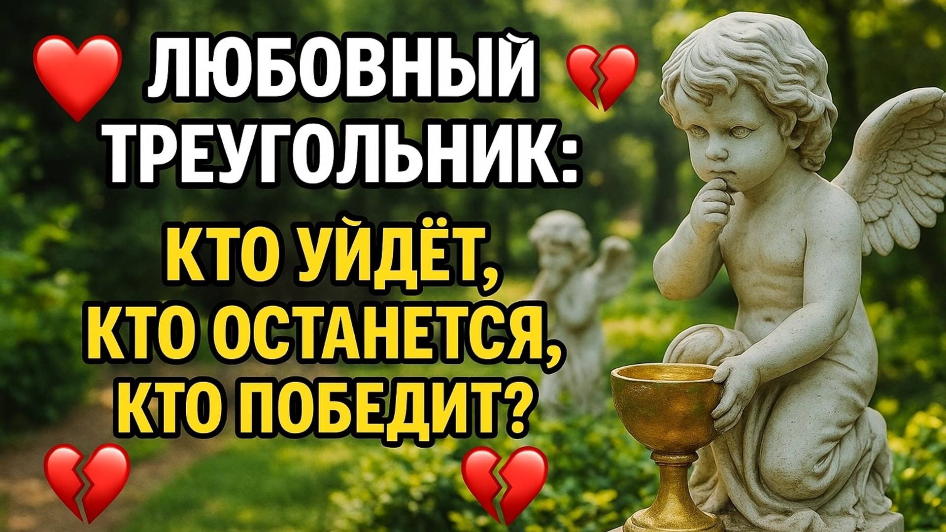 🔼 Любовный треугольник кто уйдет, кто останется, кто победит_ Гадание расклад таро Tarot Love