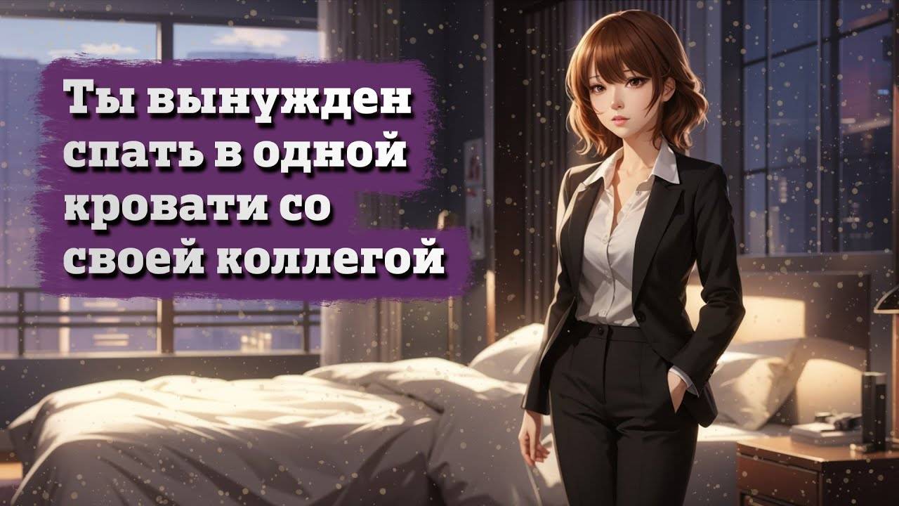 42 Ты вынужден спать в одной кровати со своей коллегой _ ASMR RP
