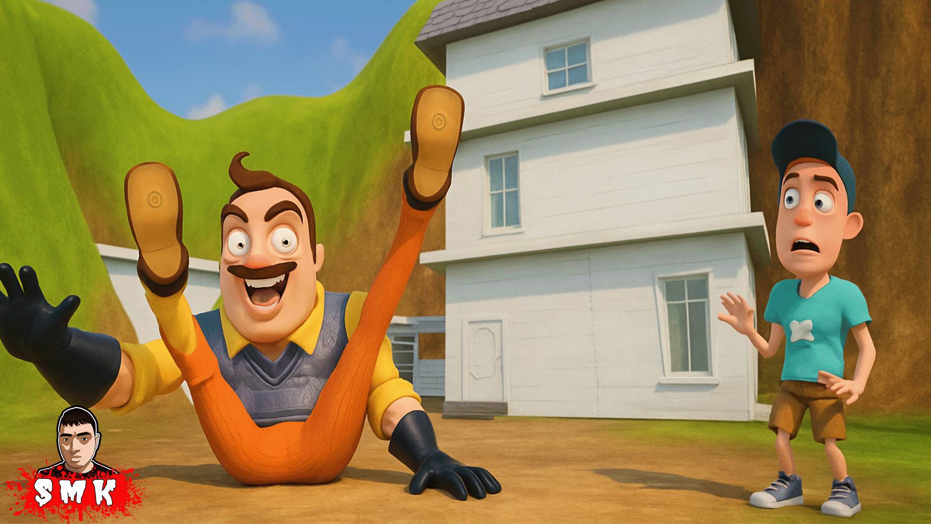 ШОУ ПРИВЕТ СОСЕД!МАТЕРЩИННИК ВАСИЛИЧ - ЛЮТАЯ ДИЧЬ!ИГРА HELLO NEIGHBOR ПРОХОЖДЕНИЕ МОДА EBL4N NEIGHBO
